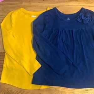 2 long sleeve shirts